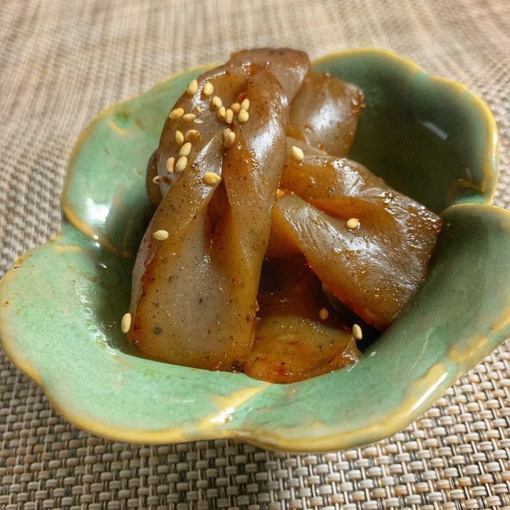 簡単！美味しい！こんにゃくの甘辛煮♫